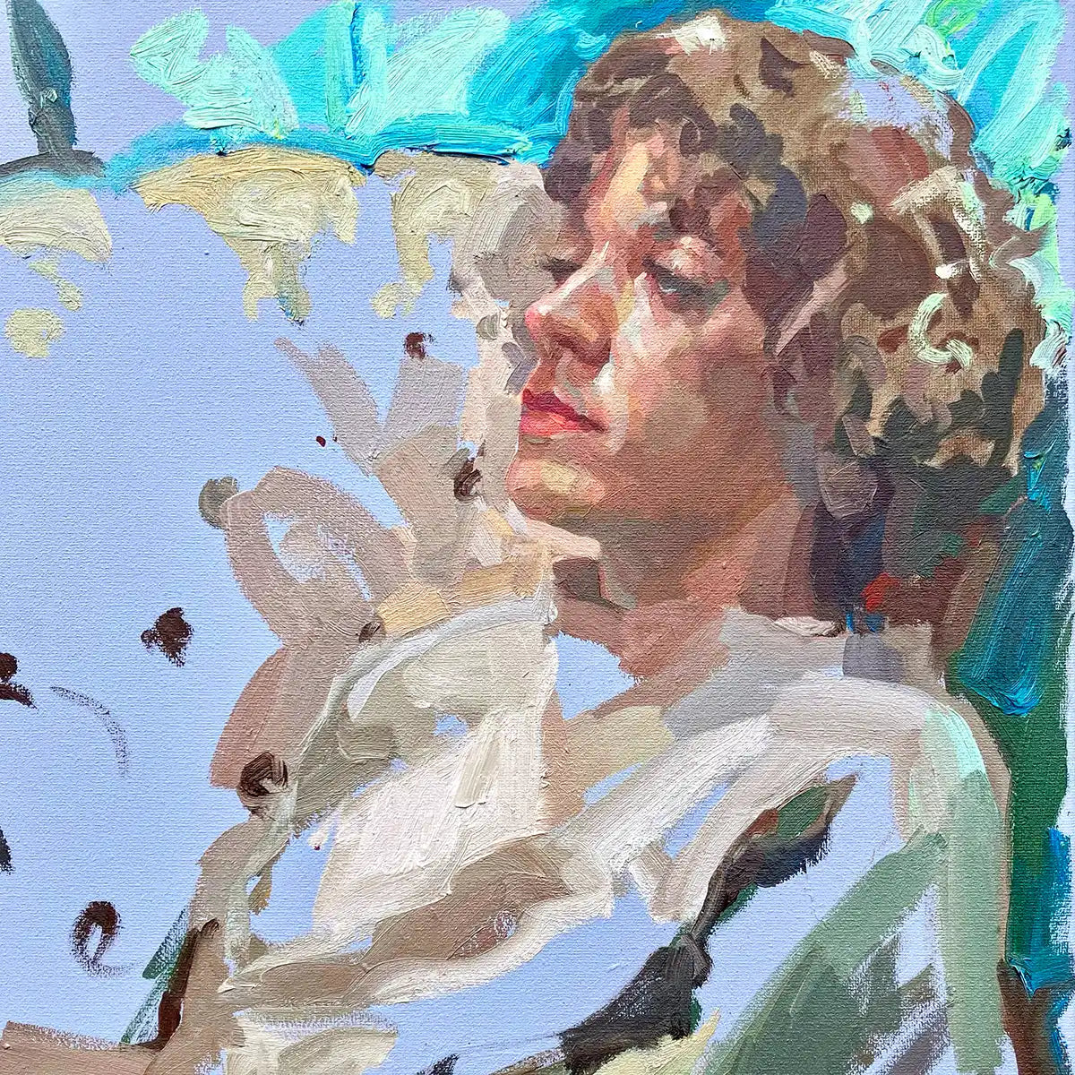 Heads study in chair - Daisy